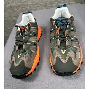 adidas Women’s Hiking-Inspired Sneakers in Olive Green and Orange